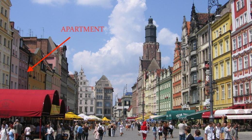 Апартаменти Apartament W Ratuszu Вроцлав Екстер'єр фото